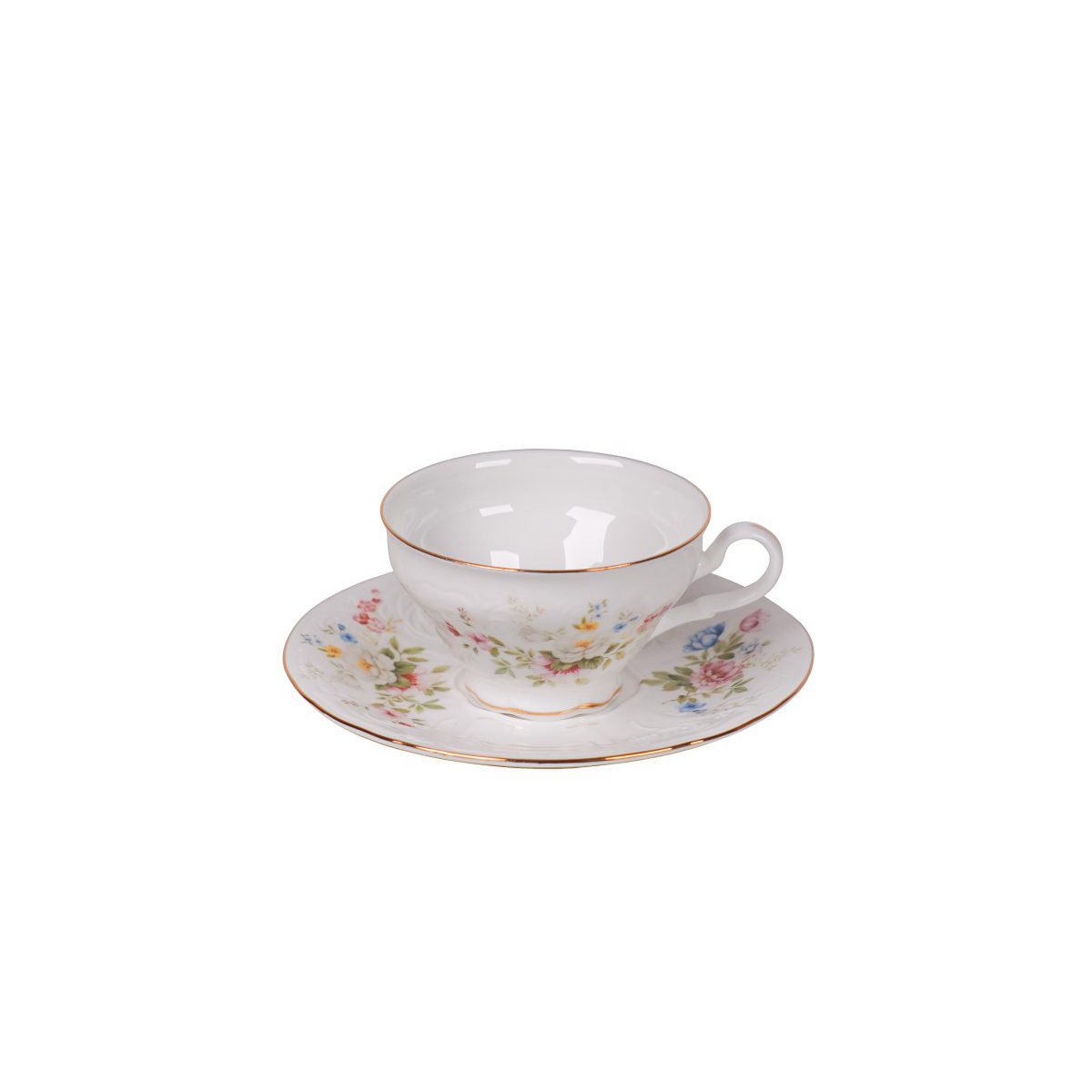 Tazza con piattino Giardino inglese 180 ml Isabelle Rose