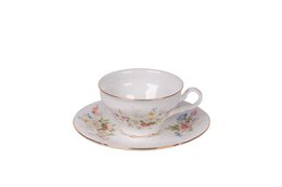 Tazza con piattino Giardino inglese 180 ml Isabelle Rose