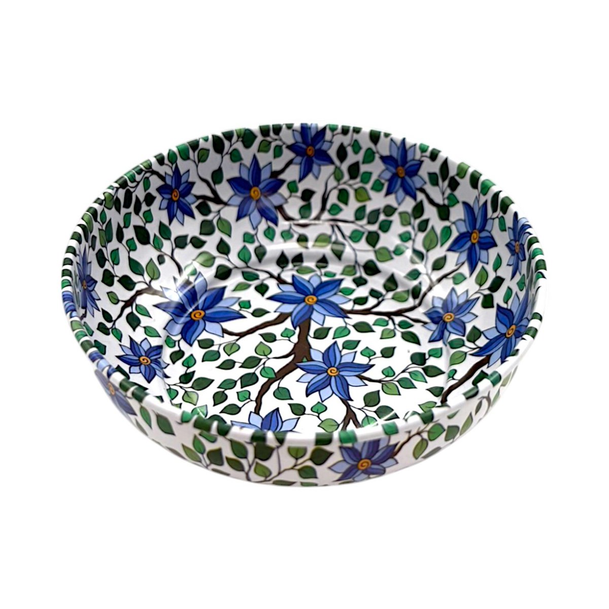 Metalen kom - bloem 1 - medium - 9 cm
