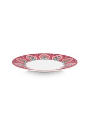 Plate Flower Festival Deco Dark Pink 21cm