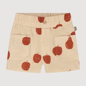 Apfel- und Birnen-Shorts aus Bio-Baumwolle