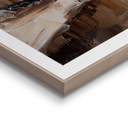 Gerahmtes Bild Slim Frame Glas Wein 70x50
