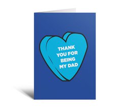 Thank You For Being My Dad Card