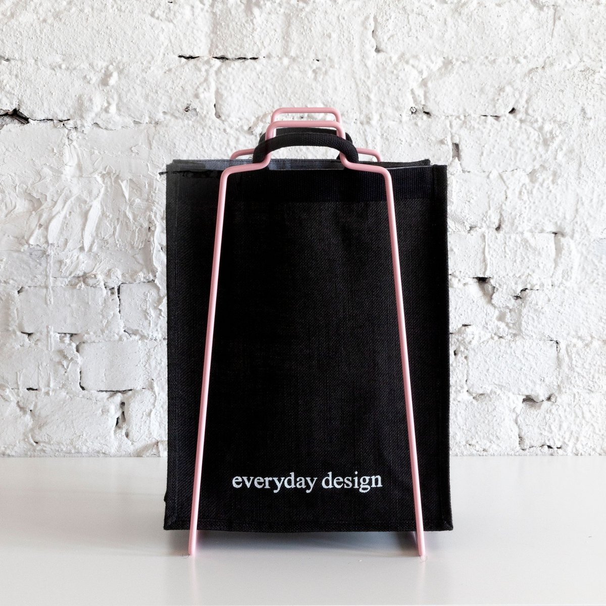 HELSINKI paper bag holder light pink