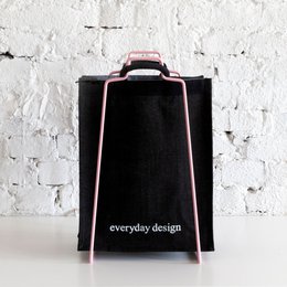 HELSINKI paper bag holder light pink