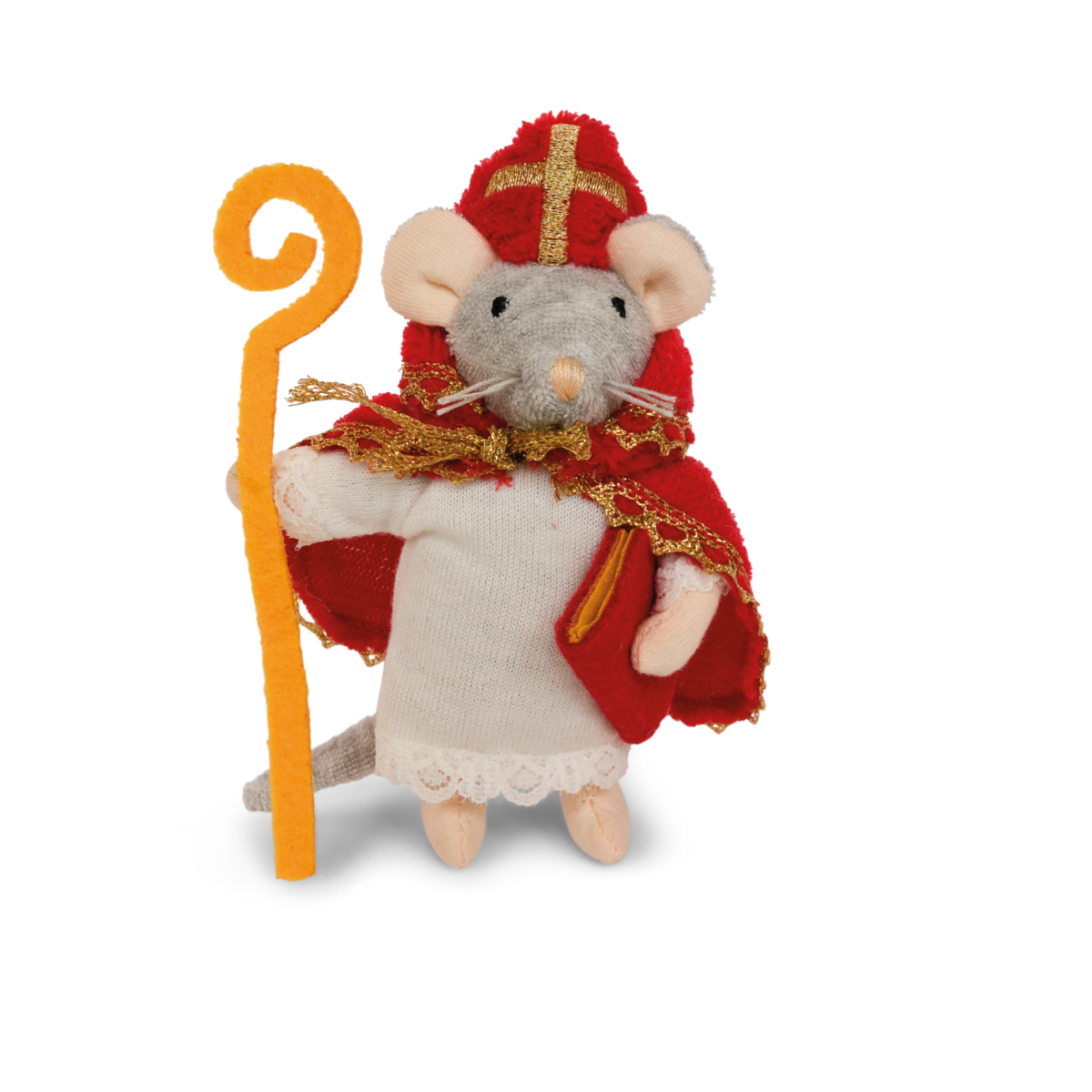 Cuddly toy Mouse Sinterklaas (12 cm) - The Mouse House