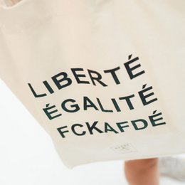 FCKAFDÉ Premium mulepose - Natur & Sort