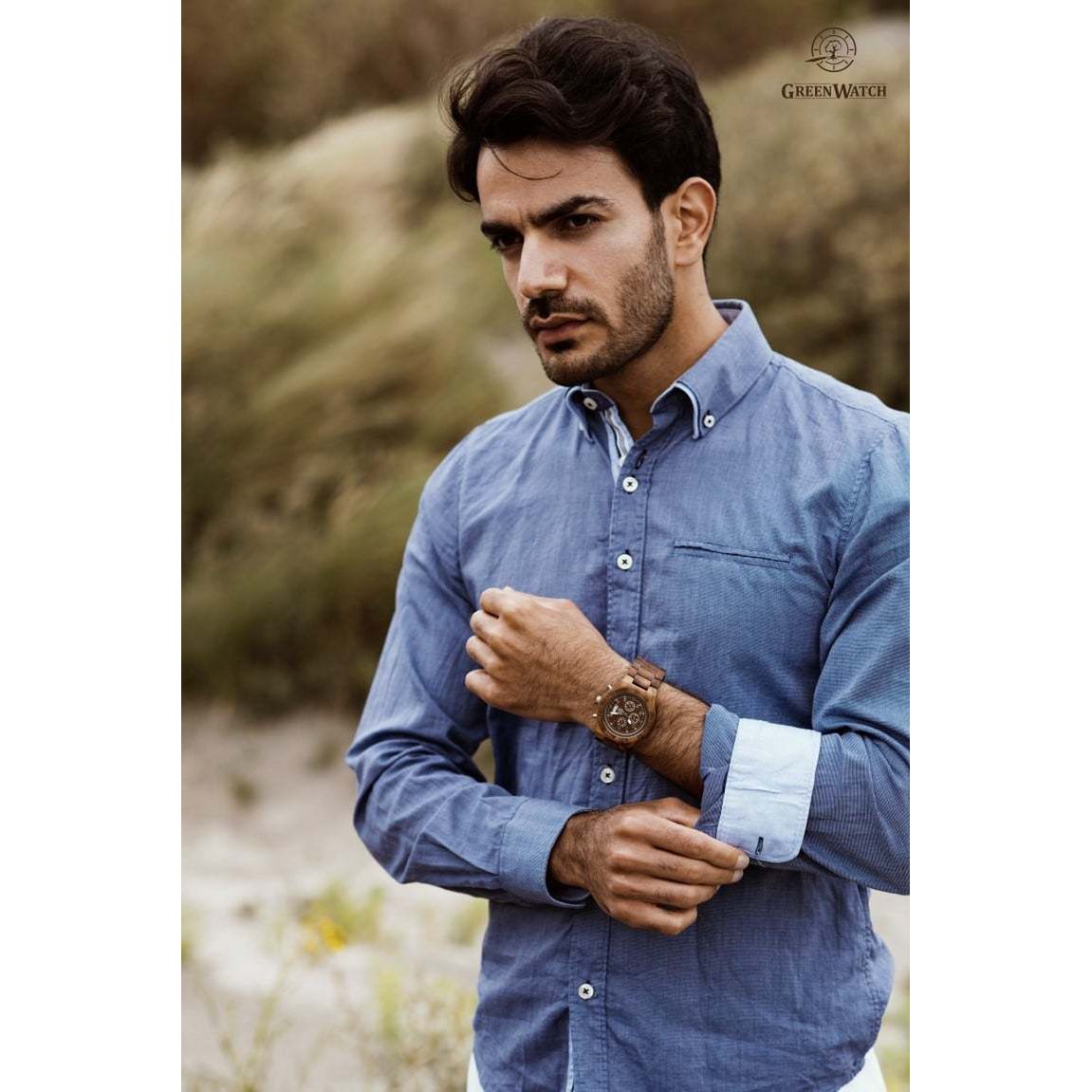 Greenwatch | Timer | Wooden Watch Unisex | Walnut