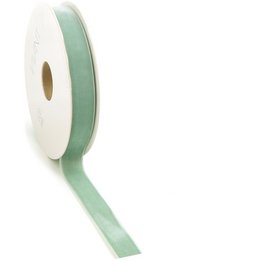 Mint green velvet ribbon, 7 meters long and 15 millimeters wide, suitable for various craft and decorative projects.
