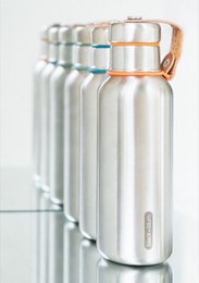 Izolowana butelka ze stali nierdzewnej BLACK + BLUM | Wodoodporny | 500 ml | Oliwka