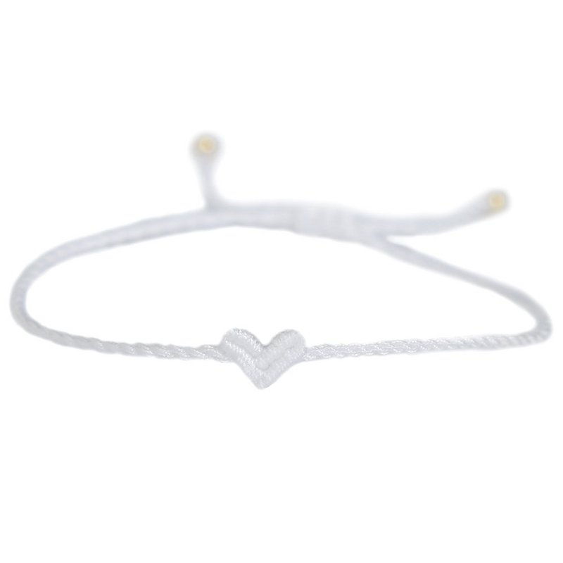 Bracelet coeur Love Ibiza blanc