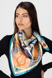 The Olympian Gods  100% silk scarf ( 2 colors)