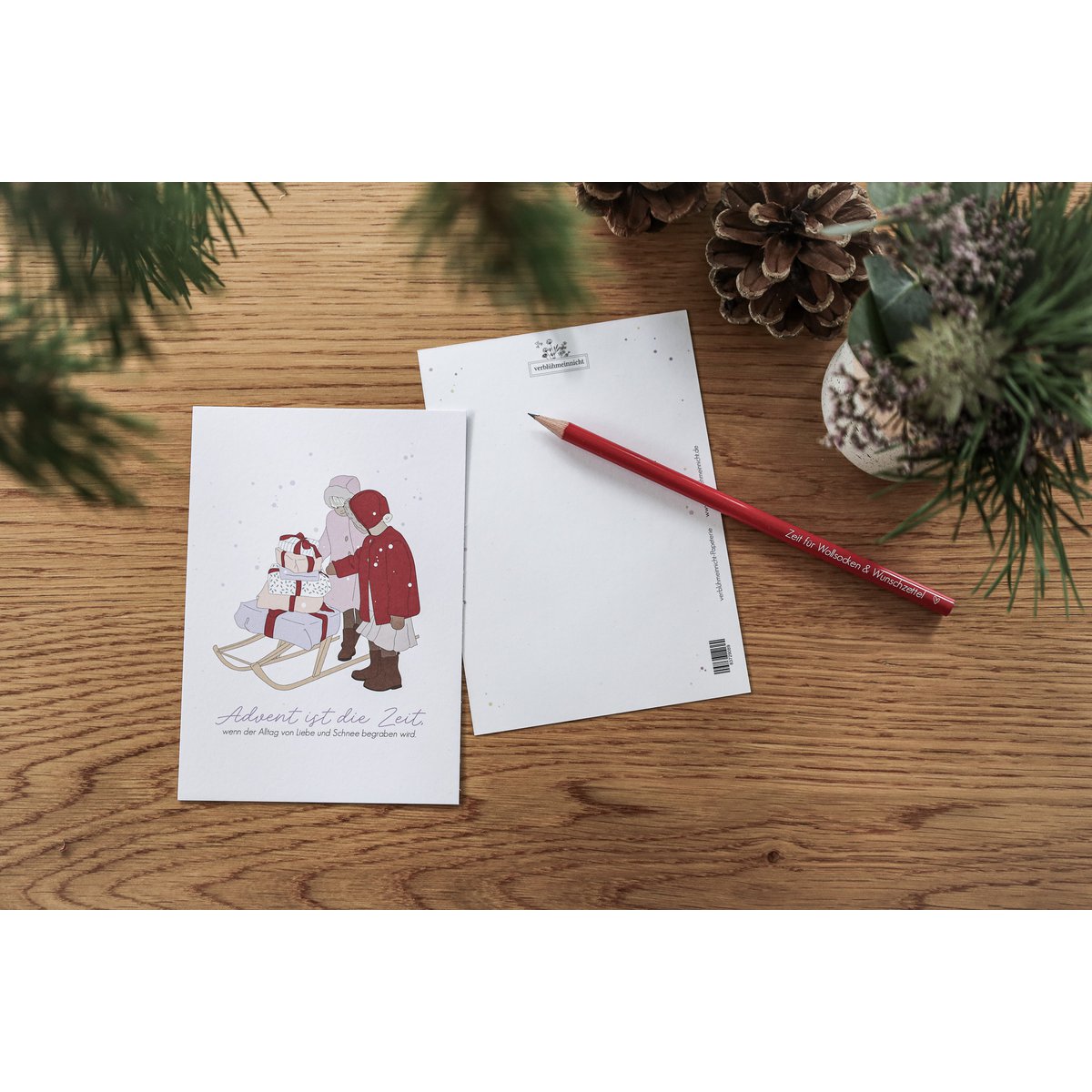 Cartolina - L'Avvento è il tempo in cui...