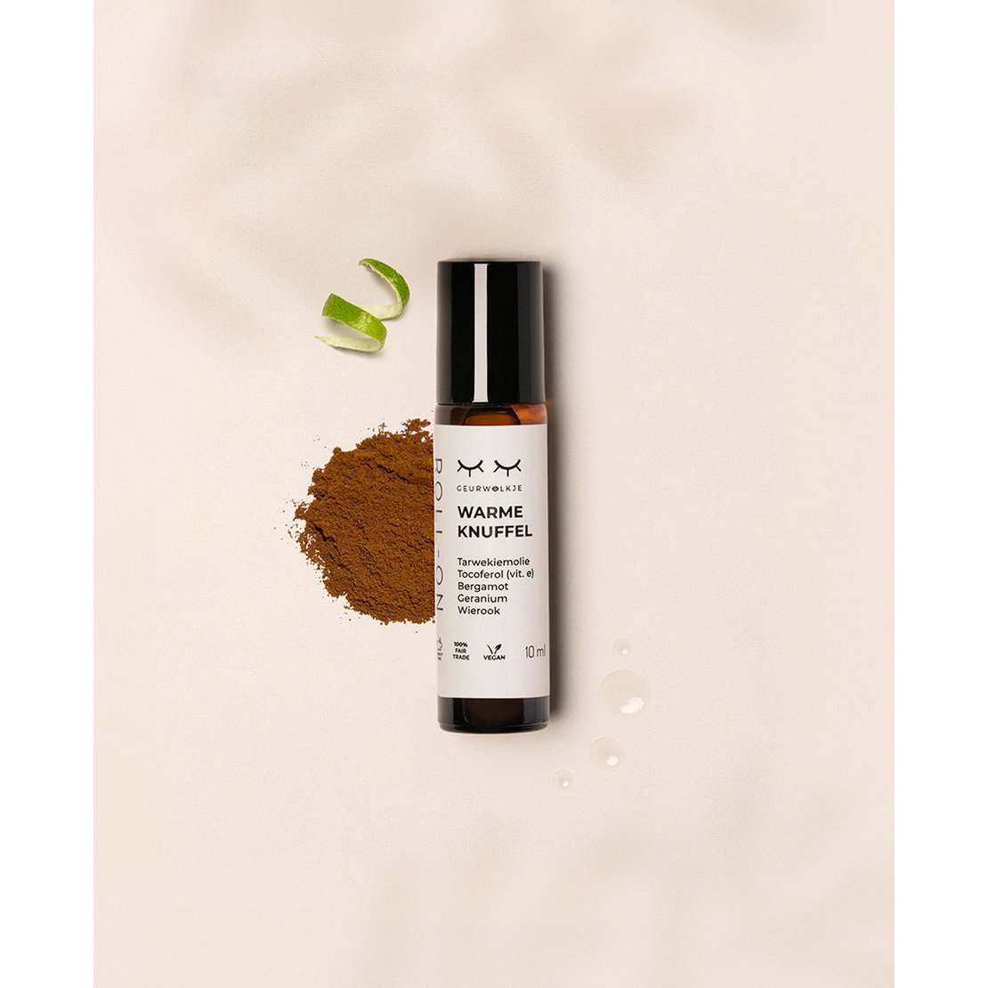 Warme Knuffel - natuurlijke parfum roller met etherische olie (10ml) (adviesprijs €9,95)