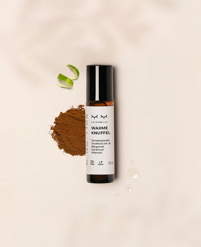 Warme Knuffel - natuurlijke parfum roller met etherische olie (10ml) (adviesprijs €9,95)