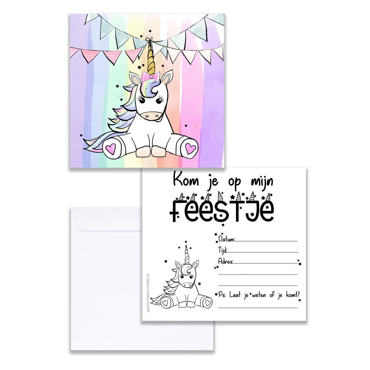 Invito a una festa di unicorno