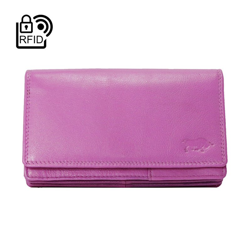 Cartera Mujer Piel Vaqueta - RFID Antideslizante - Cartera Mujer Ideal