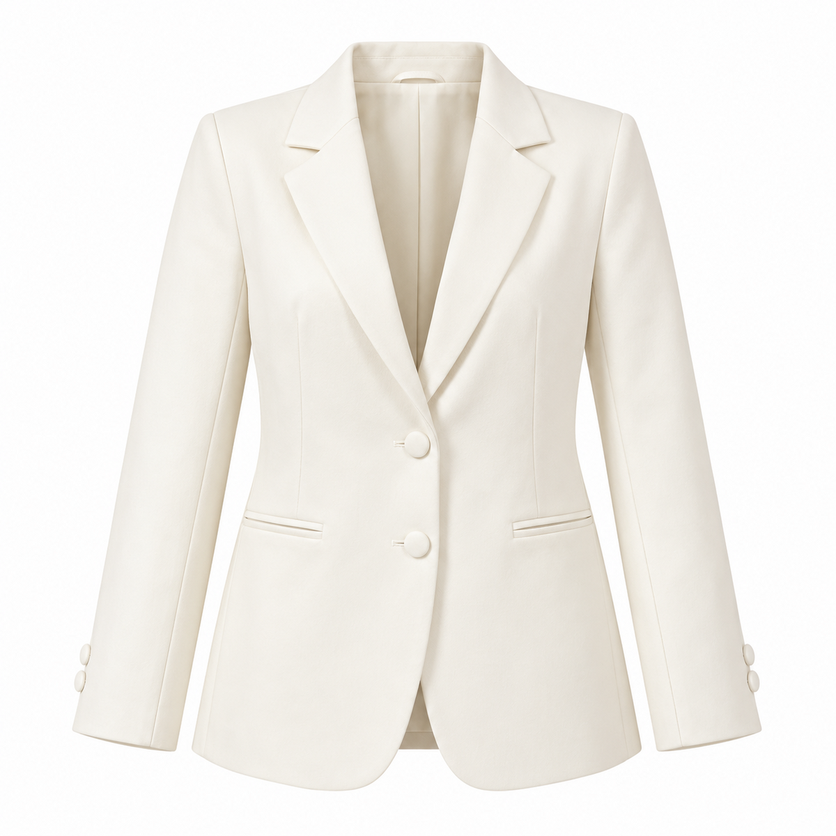 Il blazer essenziale – Crema