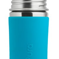 Pura teat bottle 325 ml + aqua sleeve
