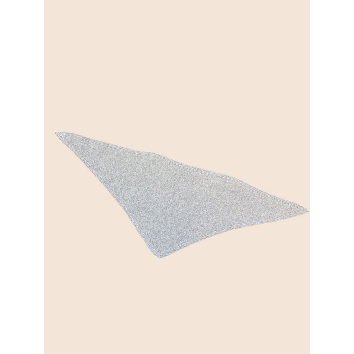 Foulard triangle uni 100% laine mérinos
