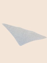 Foulard triangle uni 100% laine mérinos