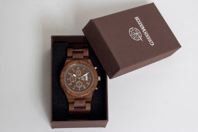 Greenwatch | Timer | Wooden Watch Unisex | Walnut