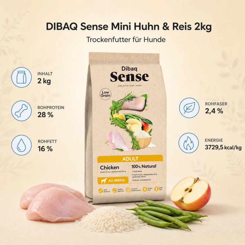 DIBAQ Sense Mini Huhn & Reis 2kg