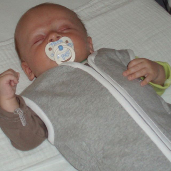 Sleeping bag Turquoise - white