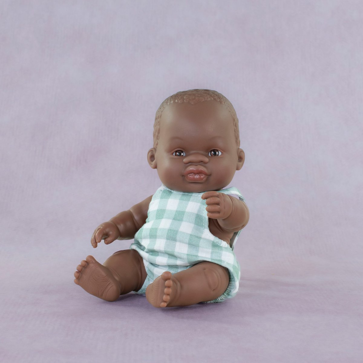 Muñeco Bebé Niño Africano 21cm