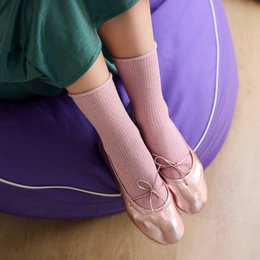 KLUE Glitter Lurex sokken van milieuvriendelijk Lyocell | Roze