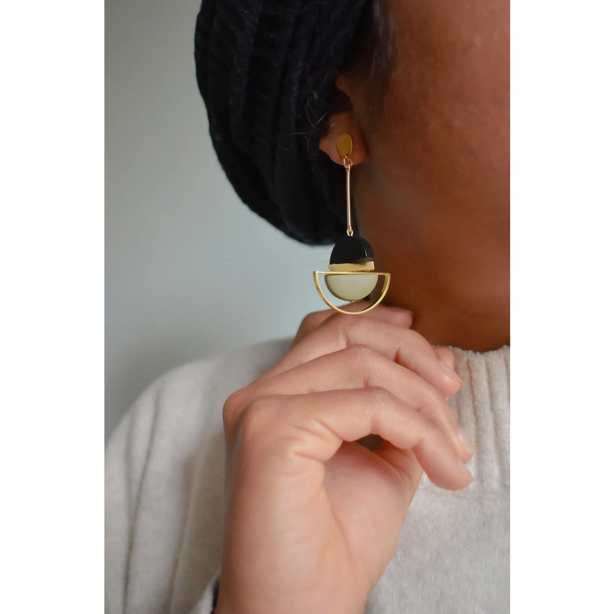 Dangling Olive Earrings