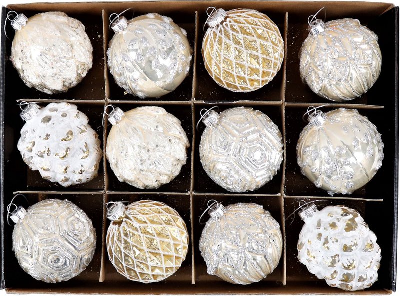 DISPLAYBOX GLASKUGELN 12 TEILIGES SET (HOFF8265)