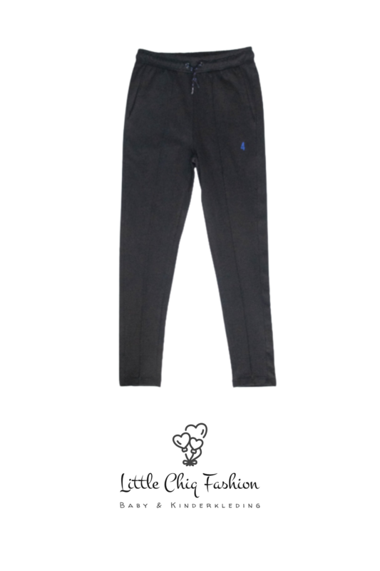 LewyLou NO4 Jogger zwart met logo