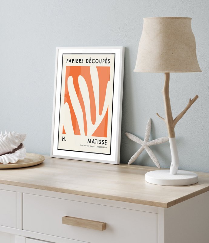 Rahmenbild - Papiers Decoupes Matisse