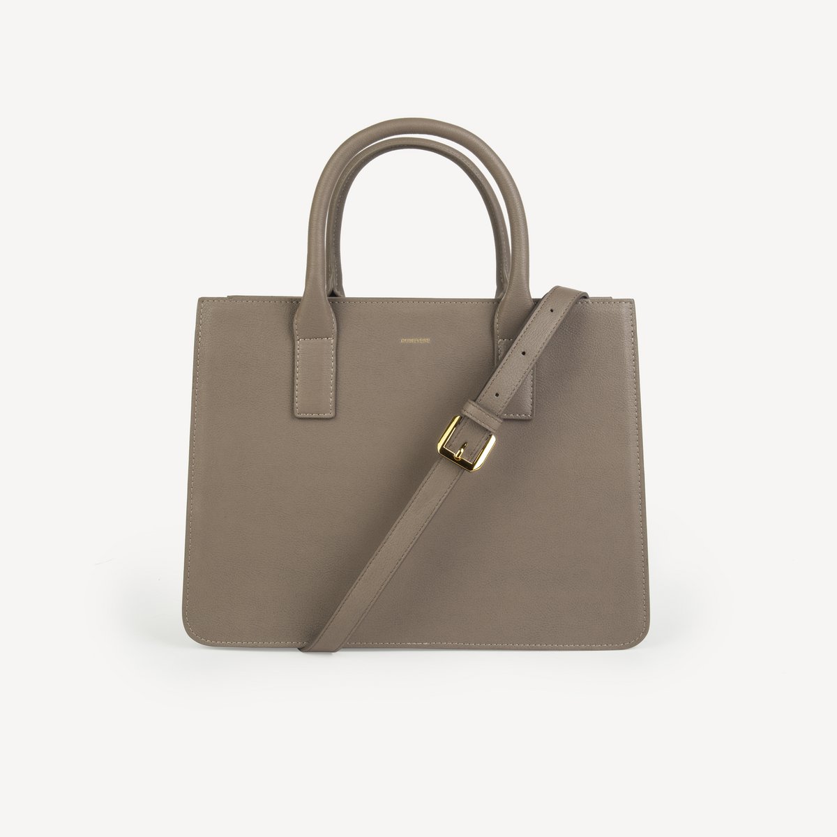Borsa a mano in pelle di mela vegana - Taupe