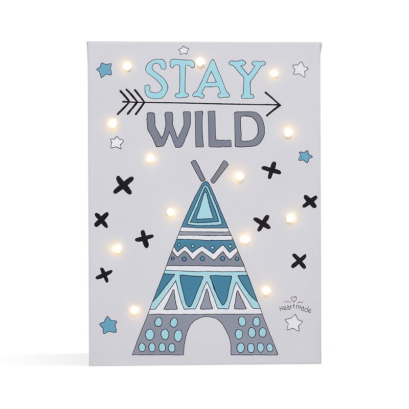Indiant Tent  Led Light Canvas