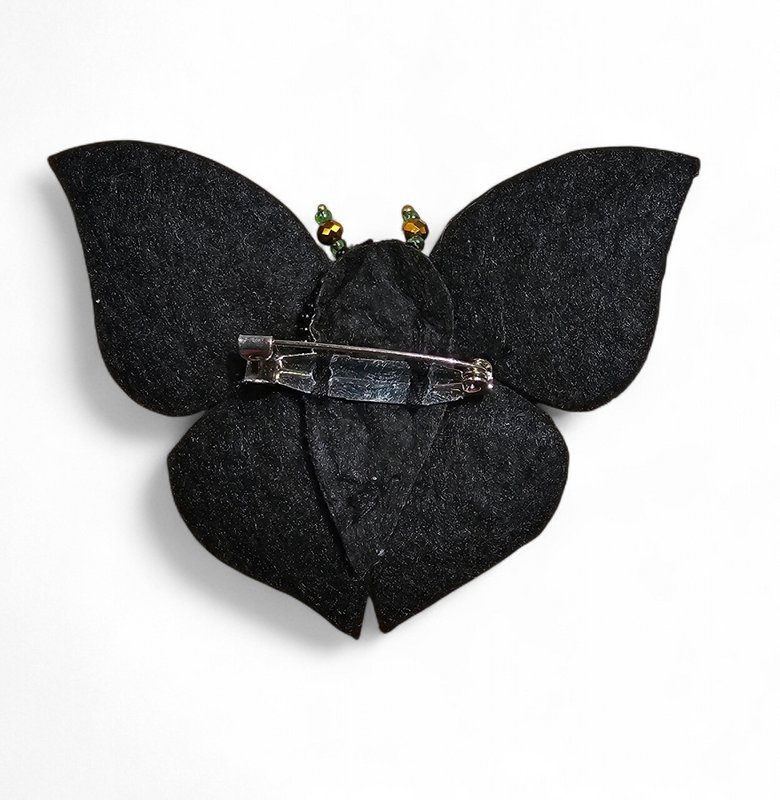 Brosche Mitternachtsschmetterling