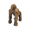 Deco. Gorilla - Antique Brass Shiny