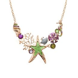 Collar marino esmaltado