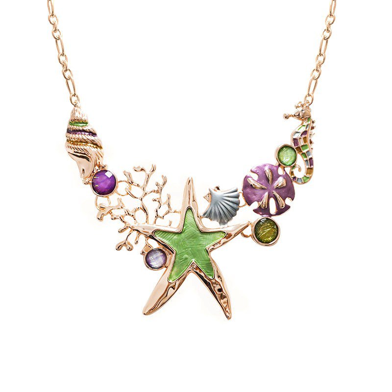 Collar marino esmaltado