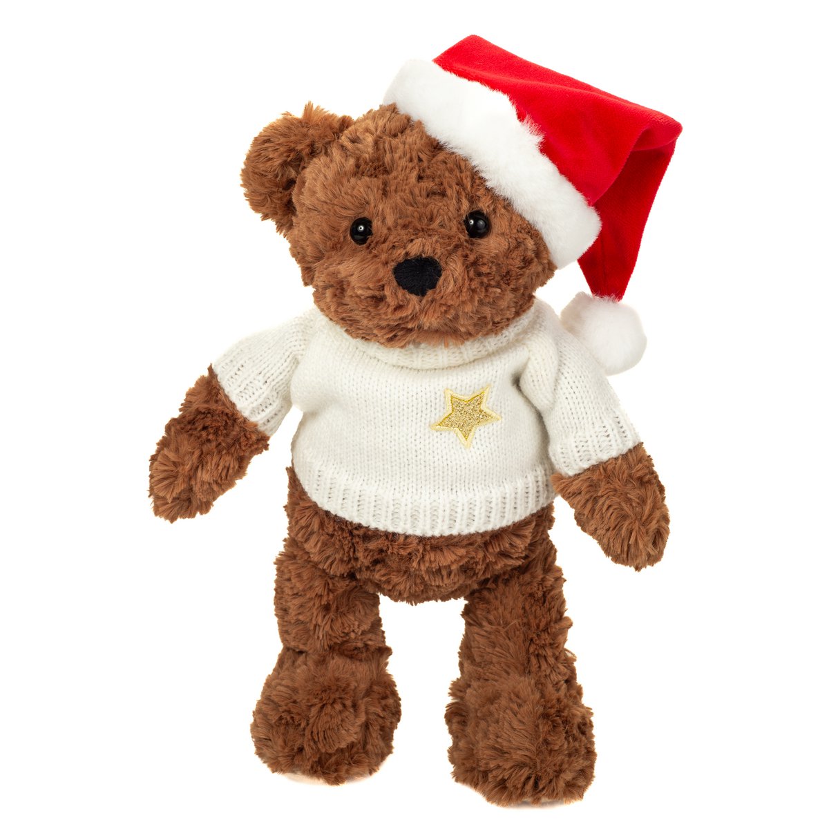 Christmas Steddy with sweater 30 cm - plush toy - soft toy