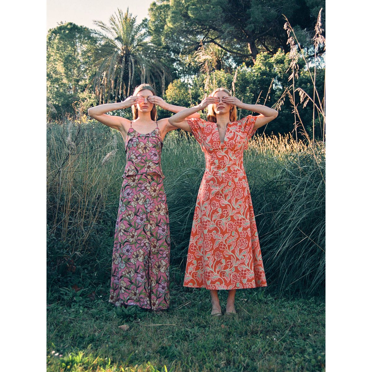 Amara Pink Floral Print Top