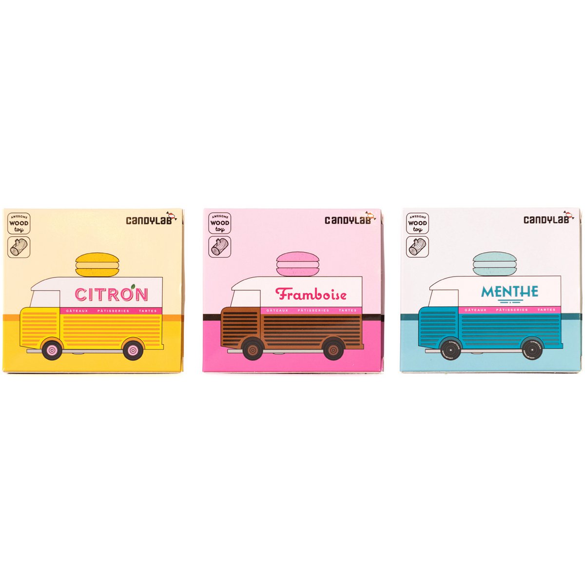 Candycar Vans - Macaron Van Pink