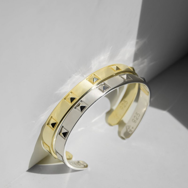 Armreif ROCKSTAR | 925 SILBER | vergoldet