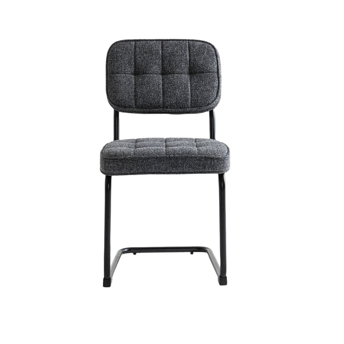 Dining room chairs set of 4 - Flexa Anthracite fabric