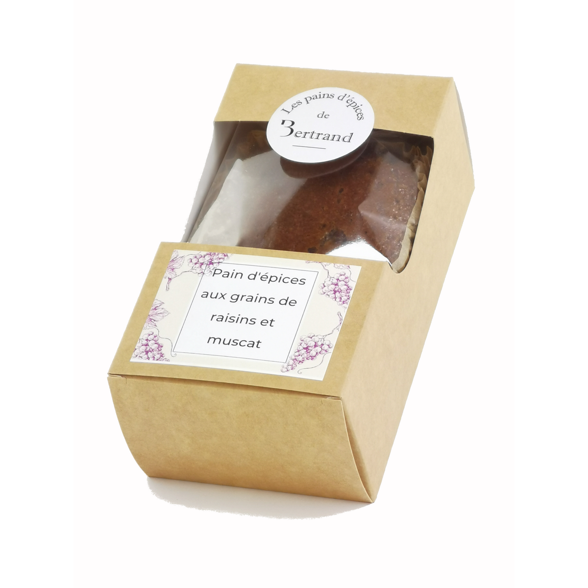 Gingerbread with grape and muscatel