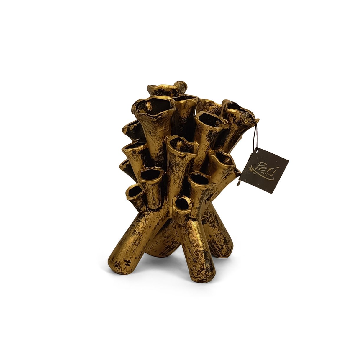 Vase Coral Gold
