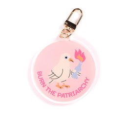 Verbrand het patriarchaat - acryl sleutelhanger