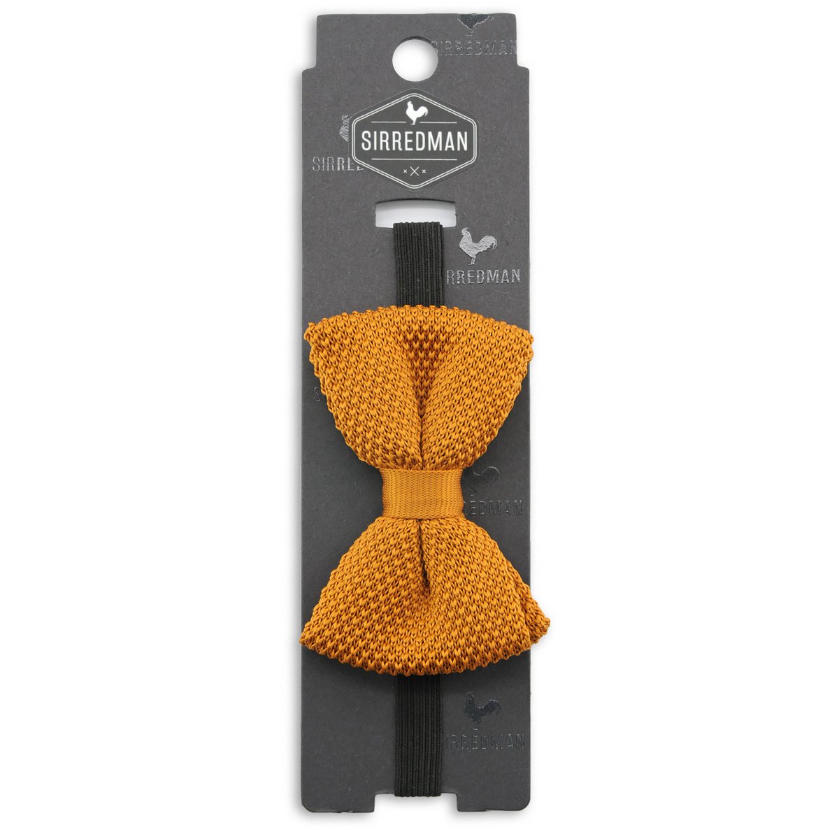 Sir Redman knitted kids bow tie cognac