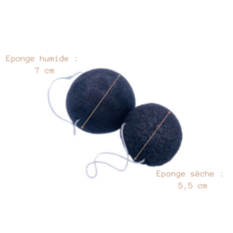 Konjac Black Charcoal Bulk
